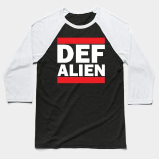 DEF ALIEN DMC (Def Alien RMX Series) white Baseball T-Shirt